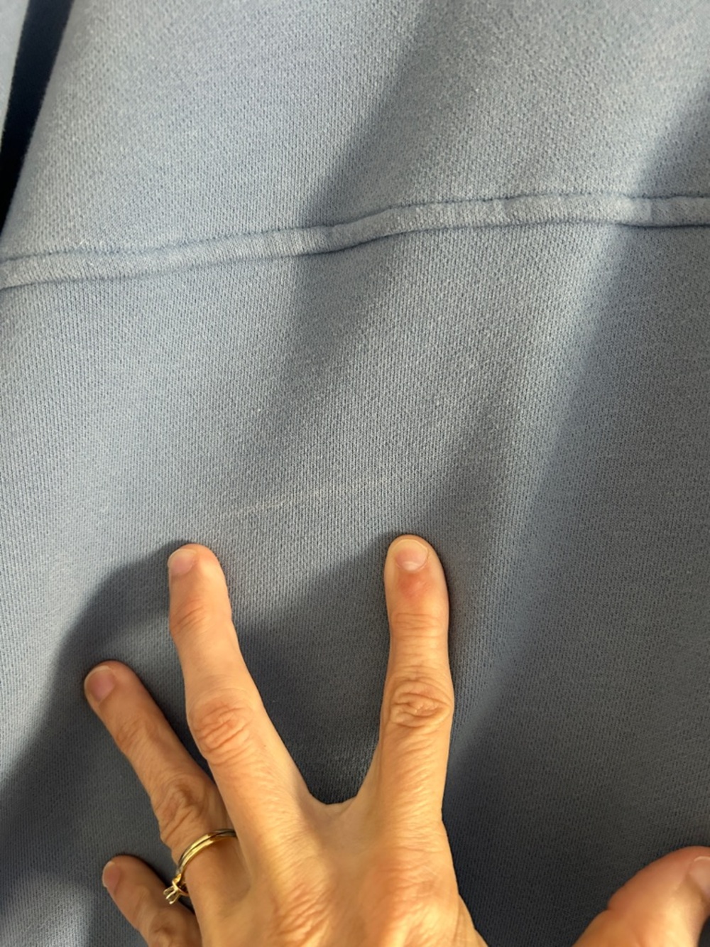Vuori Sedona Sport Terry Crew Sweatshirt Isle Blue Medium - Picture 4 of 6